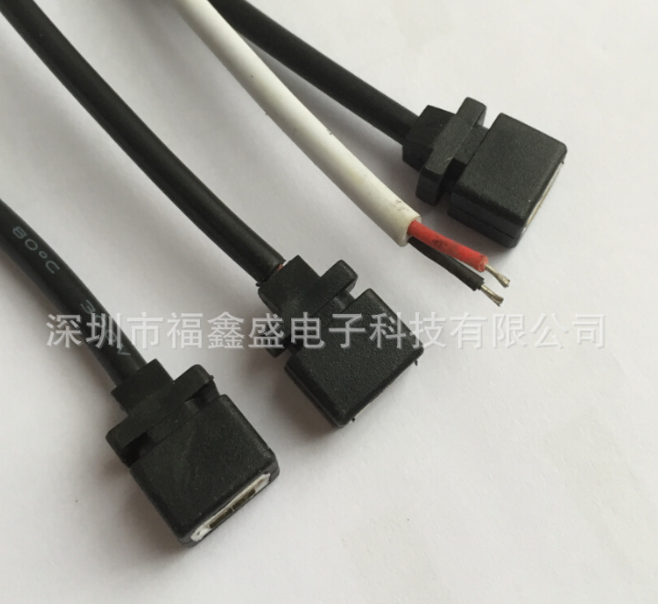 生产厂家供应micro5P母座USB连接线 定制mini5P母头USB数据充电线
