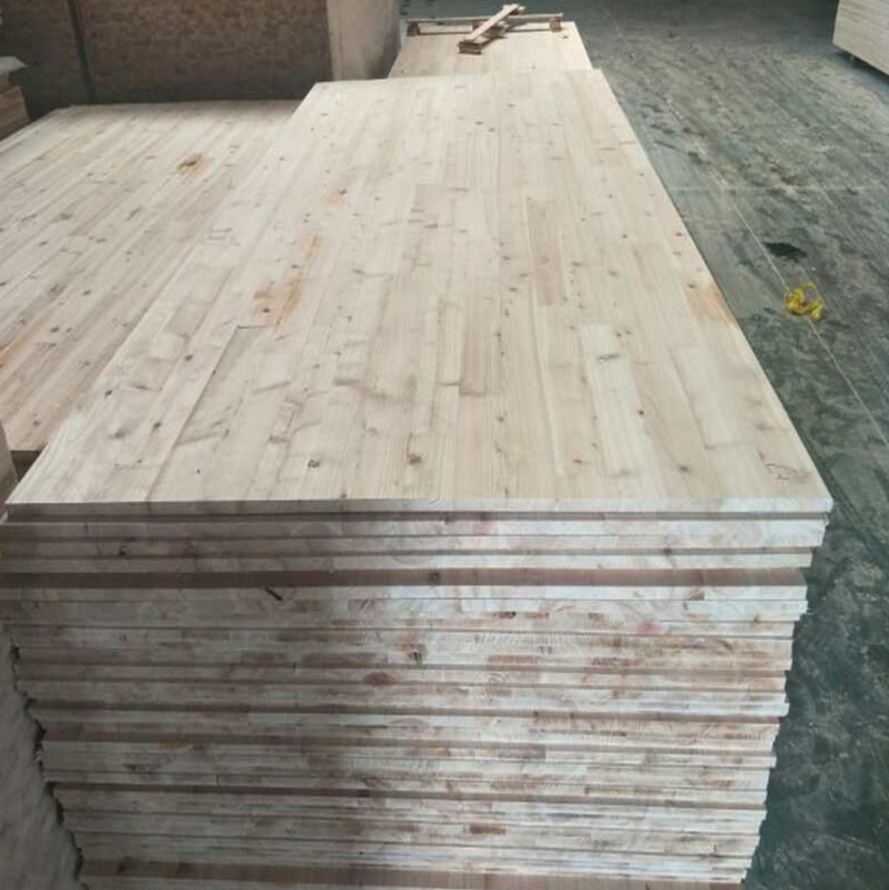 厂家供应衣柜门板杉木拼板 衣柜板材移门板材指接板木板材定制