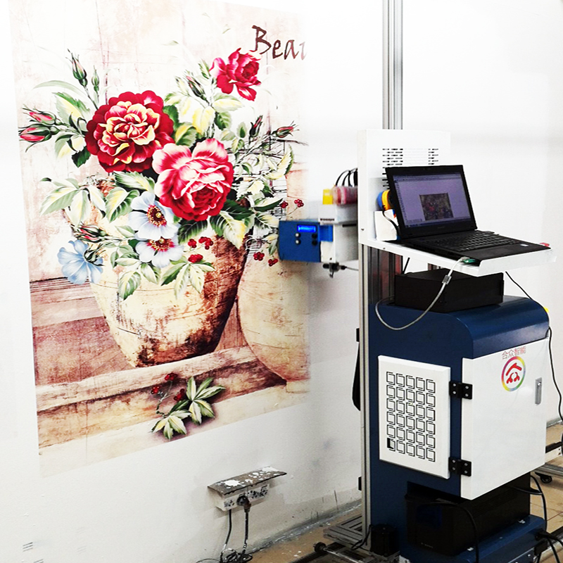 全自动3D大型墙画绘画机室内高清背景墙彩绘机新款打印机器设备