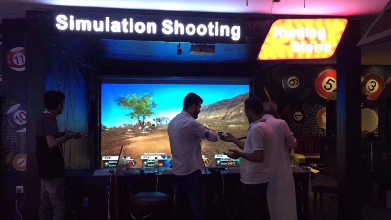 模拟射击项目加盟  射击游戏体验 虚拟射击系统  激光射击馆加盟