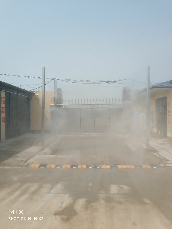 郑州市消毒降温高压喷雾系统厂家养羊场 消毒降温高压喷雾系统 质优价美
