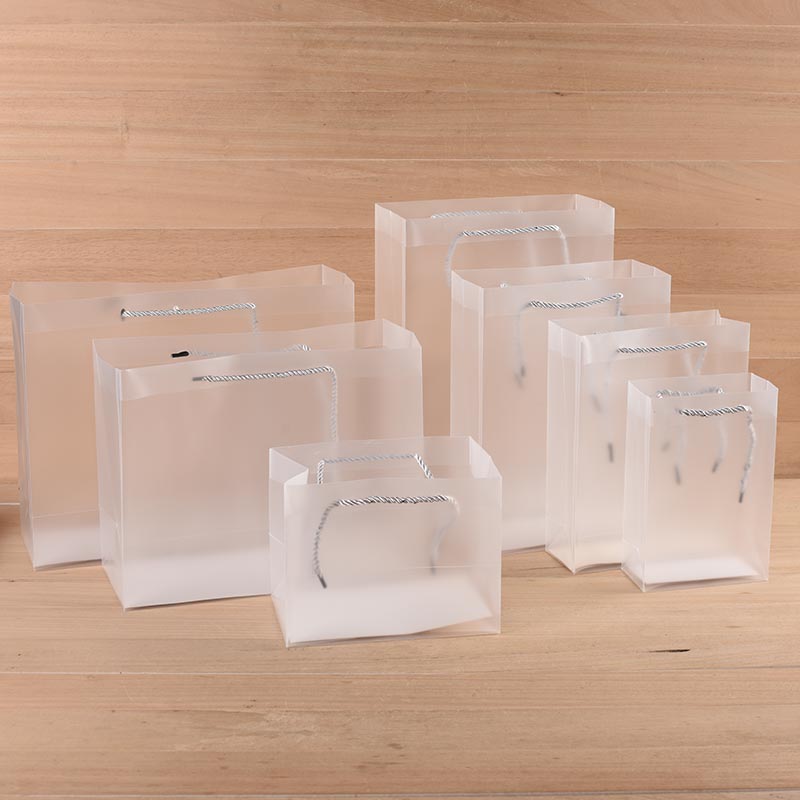 厂家定做彩印环保PVE,PET,OPP包装塑料盒手提袋图片