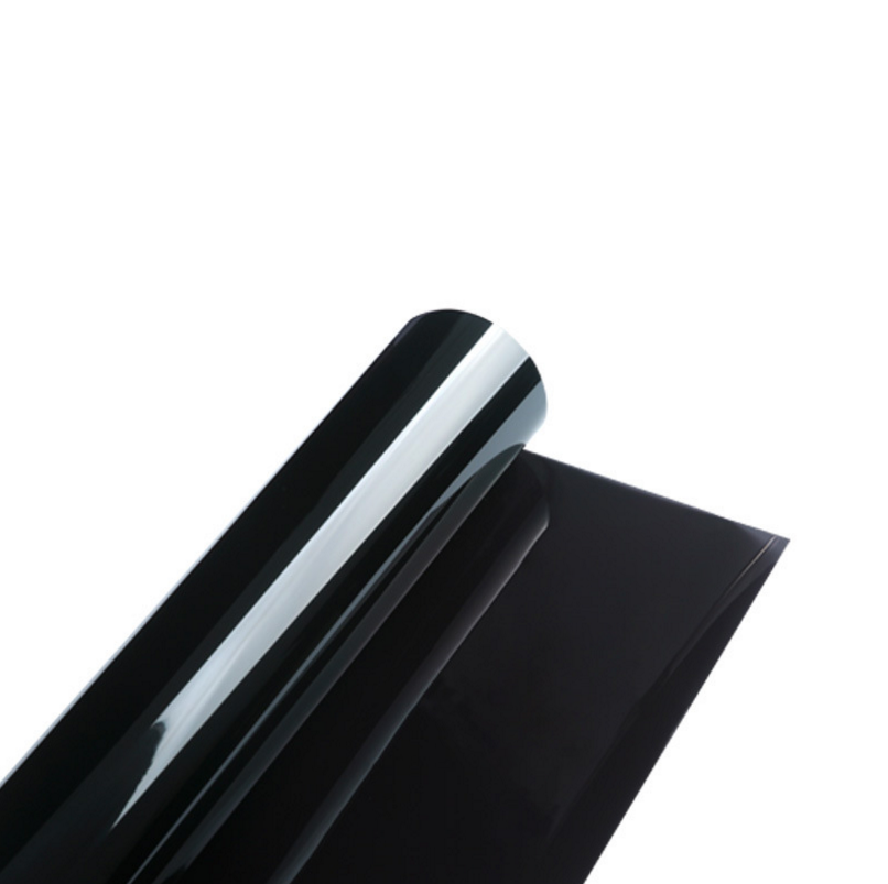 黑色遮阳玻璃贴膜不透明窗户贴纸遮光防晒透明玻璃贴防爆膜隔热膜