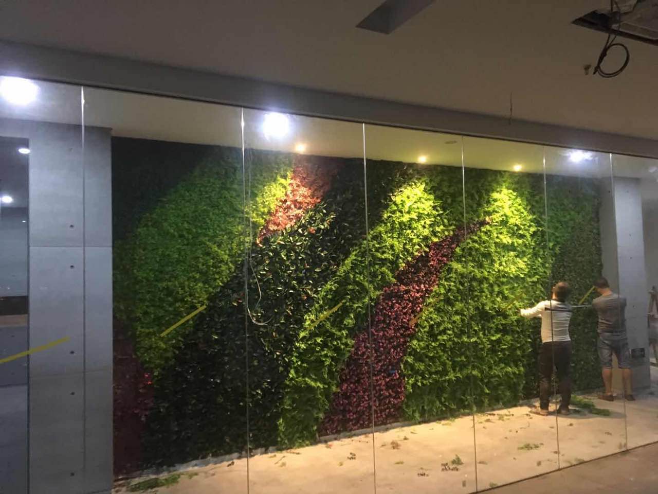 生态植物墙－植物墙－门头墙保定昊帅图片