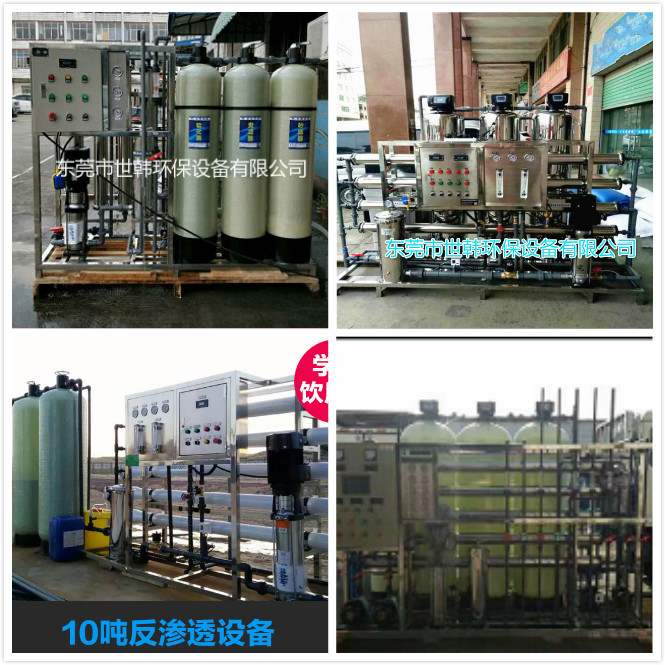 东莞世韩直销商用工厂自动0.25-1T单级反渗透净水设备 高精过滤出水可直饮
