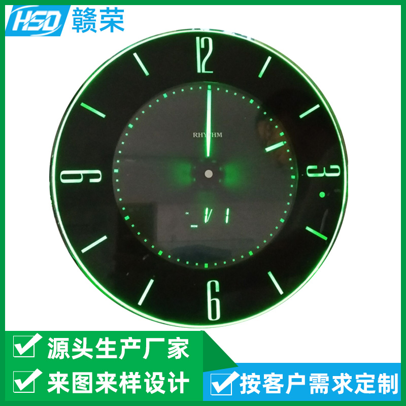 东莞赣荣厂家定制时钟VA液晶屏 LCD段码屏小家电液晶显示屏图片