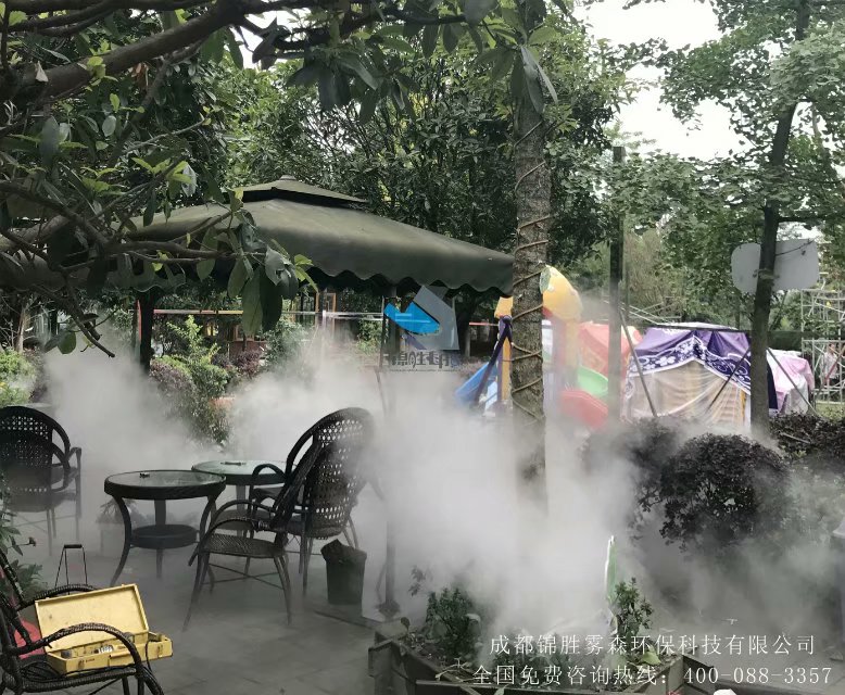 贵州生态餐厅火锅喷雾造景降温餐饮批发