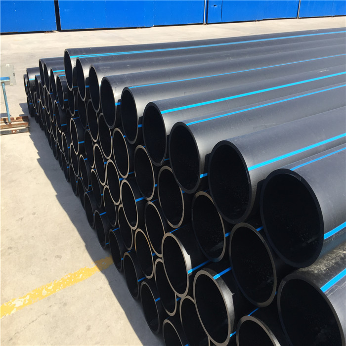 PE给水管PE聚乙烯大口径给水管 黑色hdpe塑料管材高密度聚乙烯管厂家批发