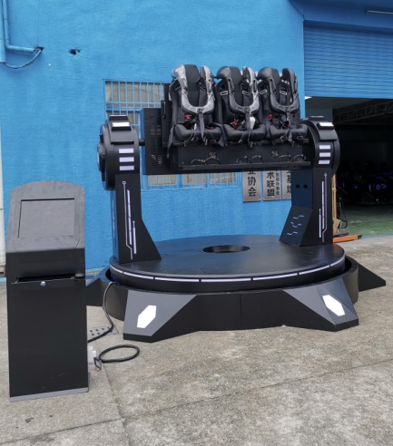 vr虚拟现实设备|vr体验馆加盟|vr游戏设备--广州vr设备厂家酷之乐VR体验馆设备三人位