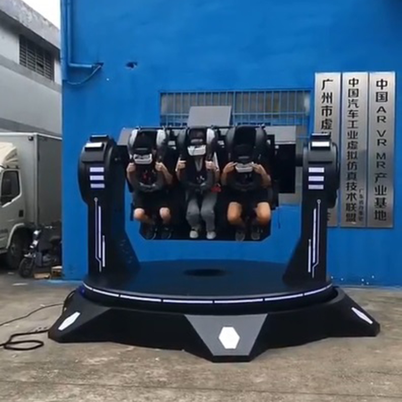 vr虚拟现实设备|vr体验馆加盟|vr游戏设备--广州vr设备厂家酷之乐VR体验馆设备三人位