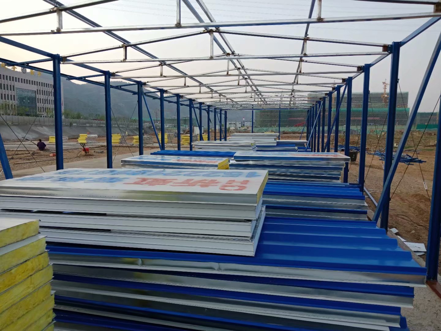 河北省厂家直供临建活动房  环保彩钢房