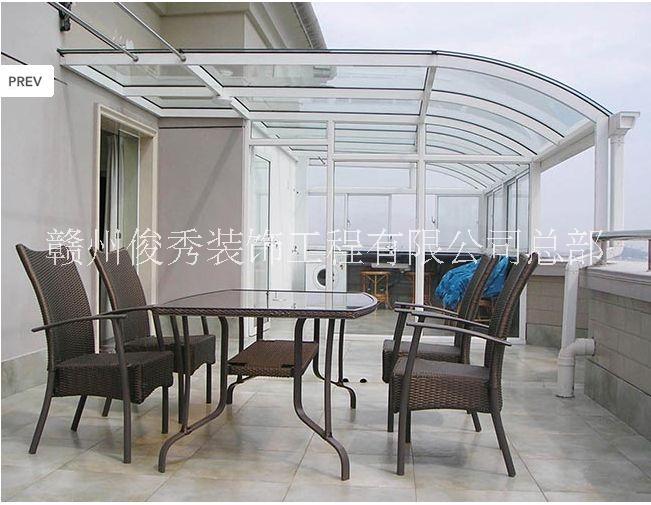 赣州玻璃雨棚 玻璃式雨棚 玻璃式的雨棚
