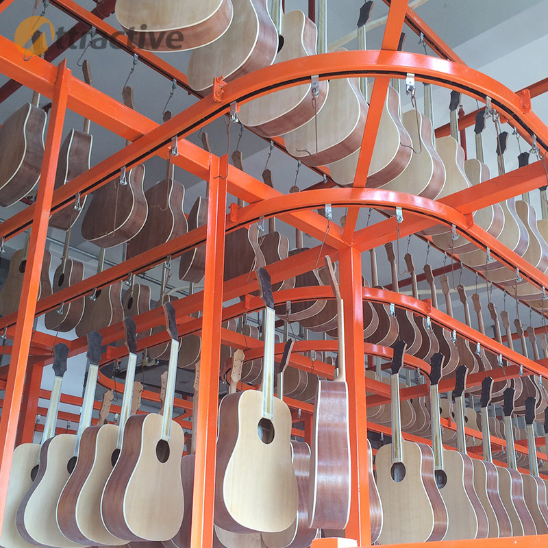 广东创智木器乐器家具喷涂设备 涂装生产线厂家 木器乐器家具涂装生产线图片