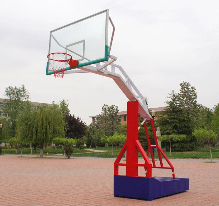 平箱篮球架凹箱篮球架三色篮球架室内外练习专用篮球架