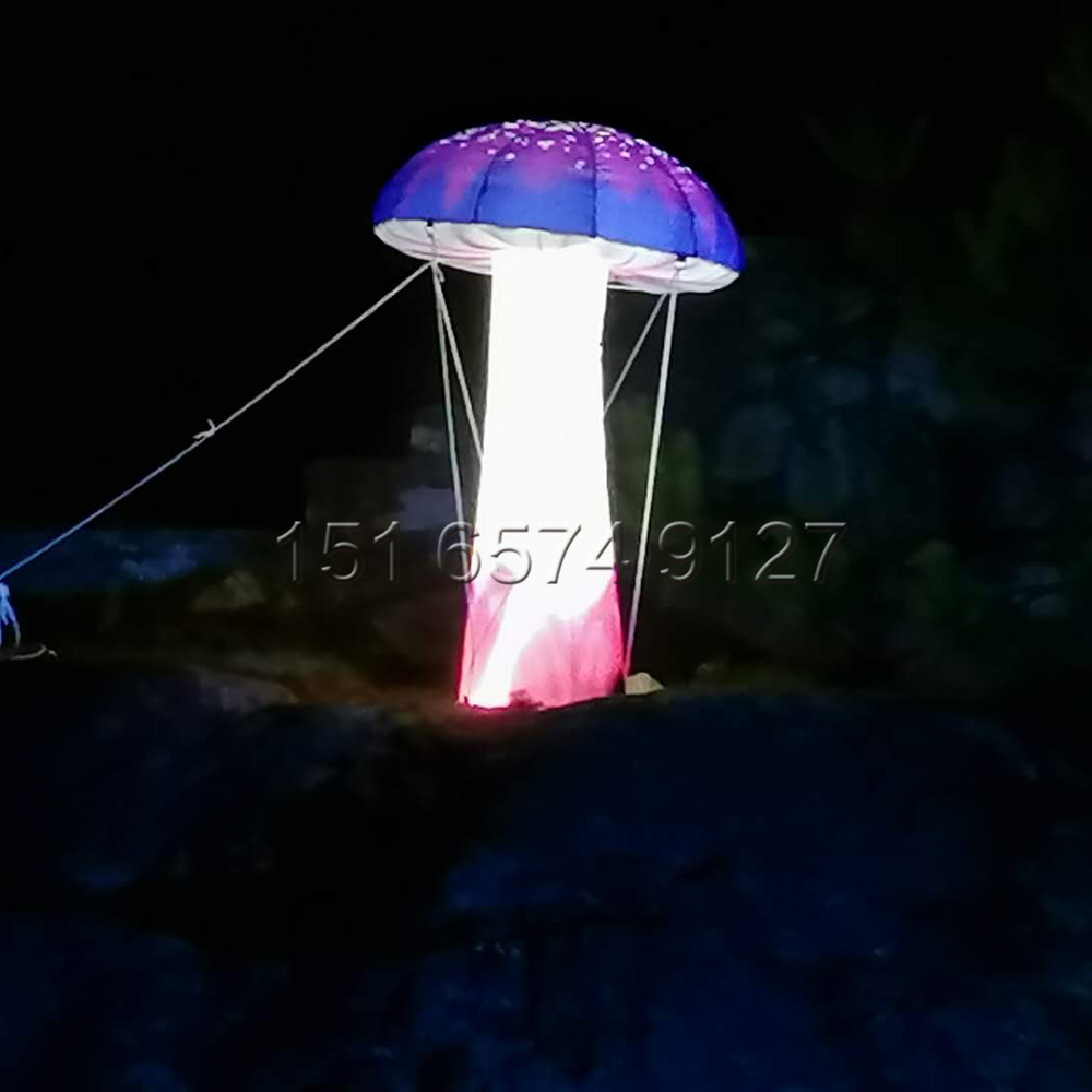 充气蘑菇气模仿真蘑菇灯光植物气模 美陈装饰道具 大明气模