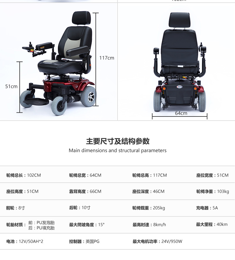 济南市济南电动轮椅美利驰厂家