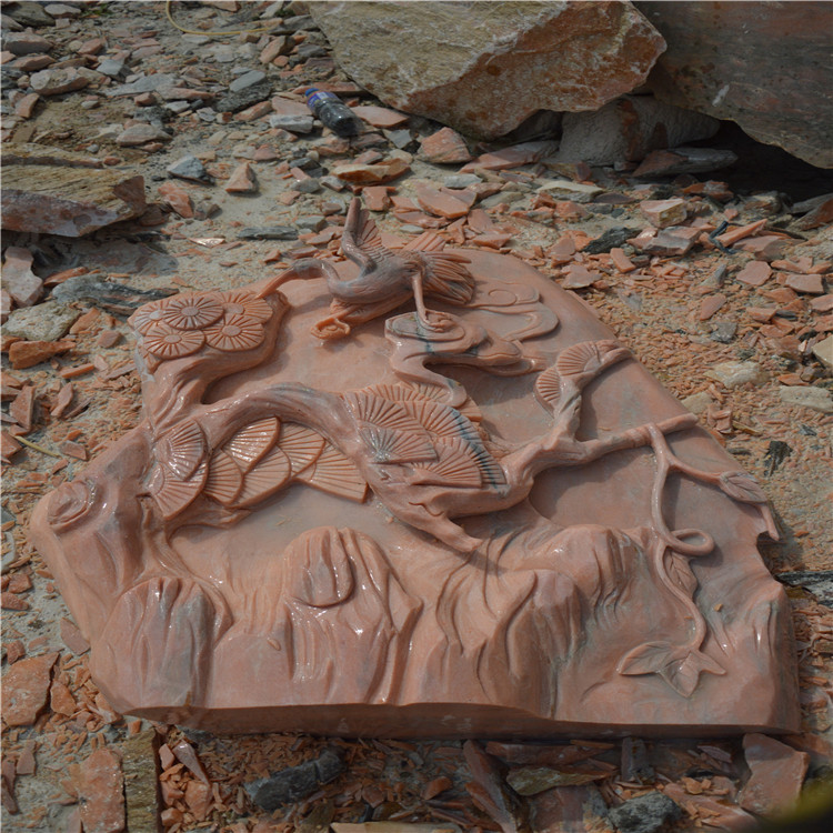 园林石雕工艺品  园林石材浮雕 南召产地供应图片