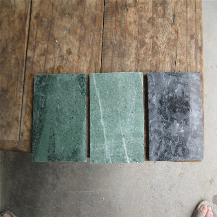 供应绿色大理石 石板材 鲁山绿地板砖