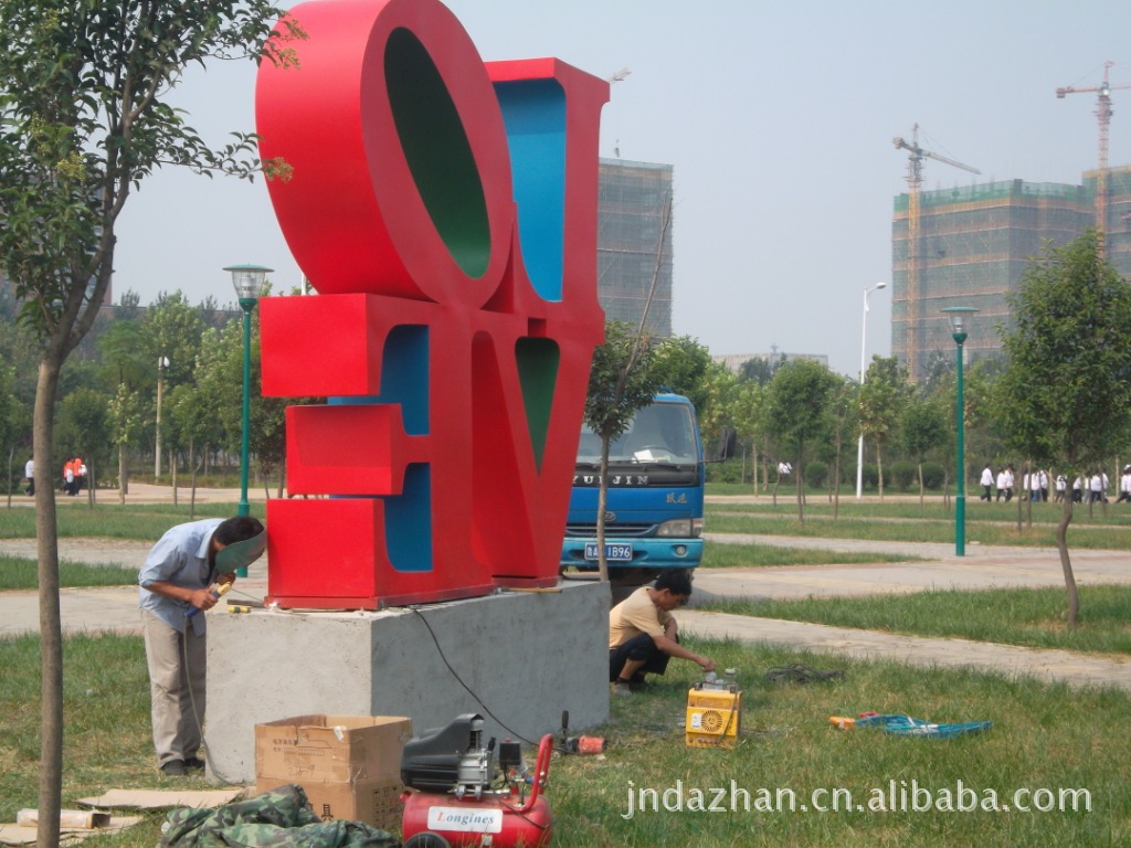 济南市现代不锈钢雕塑安装效果图厂家