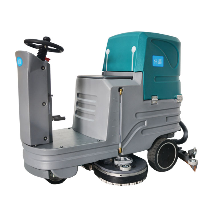 大型工商业驾驶式双刷洗地机全自动清洁车多功能电动拖地车