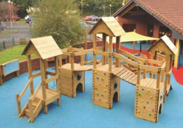 儿童户外木质攀爬架 幼儿园室外大型攀爬墙 黄花梨实木玩具