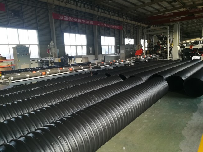 洛阳市钢带增强管厂家钢带增强管,河南增强型钢带聚乙烯螺旋波纹管
