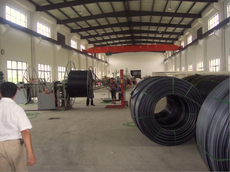 河南生产 HDPE硅芯管材管件HDPE穿线用硅芯管厂家