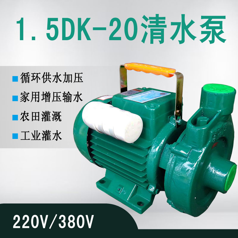 1.5DK20离心泵1.5寸农田灌溉浇水微型卧式循环泵 1.5DK离心泵
