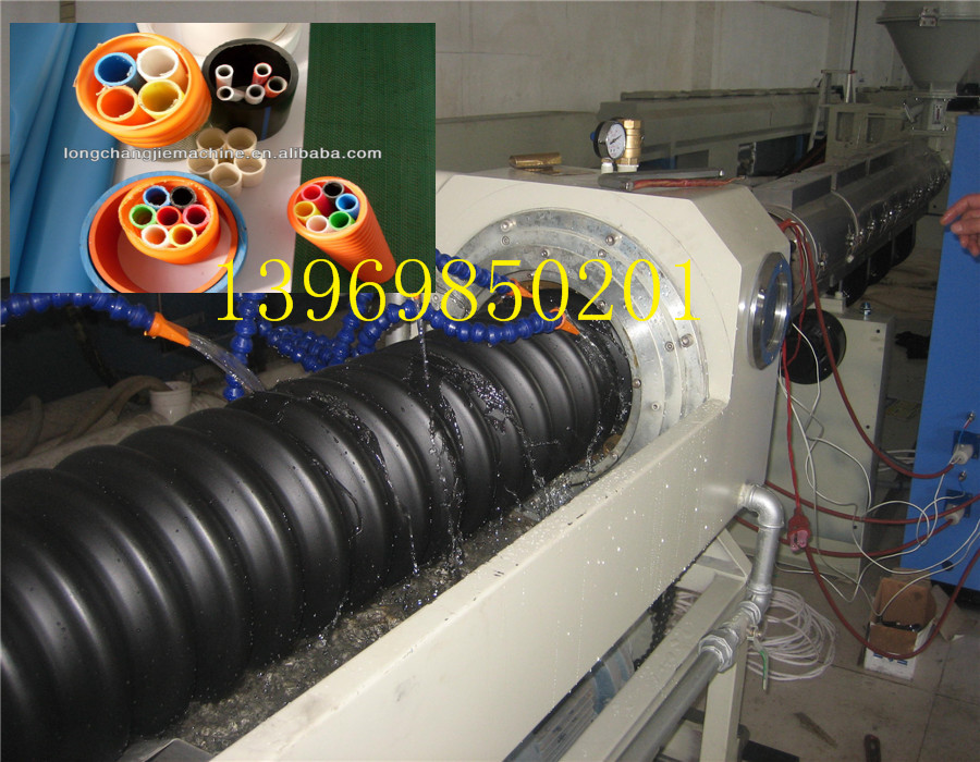 第三代HDPE螺旋管生产线图片