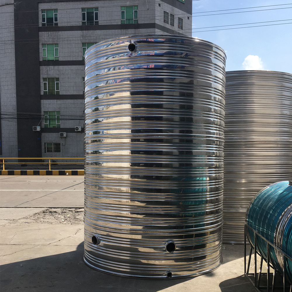 不锈钢圆形水箱储水罐厂家 家用不锈钢水箱 304不锈钢水塔图片