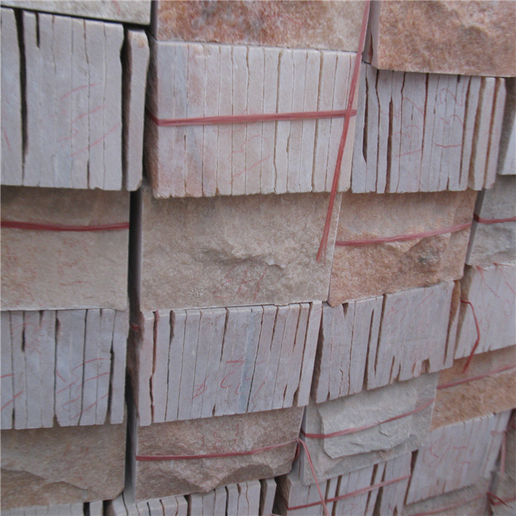 20*40芙蓉红文化石|蘑菇石大理石批发