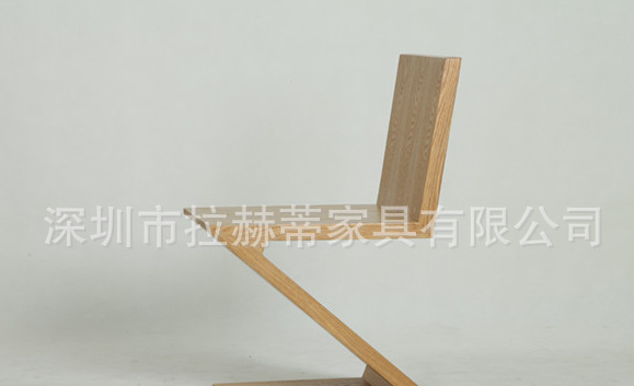 Z字椅Z形餐椅创意经典家具设计师餐厅家具定制家具Zig Zag Chair