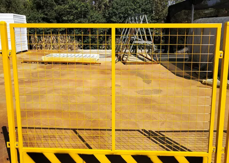 工地建筑临边防护栏 小区公路隔离基坑护栏 道路施工竖管警示栏
