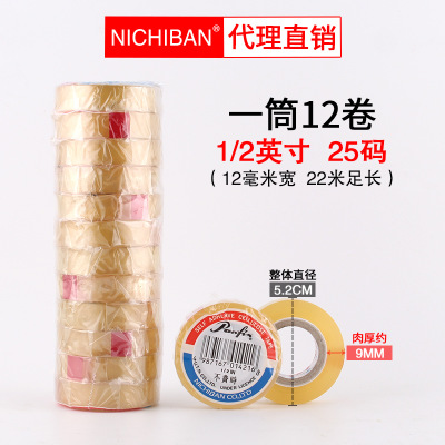 日本 NICHIBAN Panfix不费时测试胶纸强粘力无痕不脱胶3/4/1/2寸