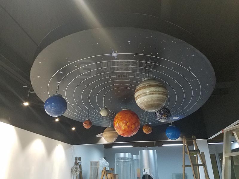 地理教室八大行星_科普展厅八大行星_ 科教展览八大行星模型定制 厂家供应图片