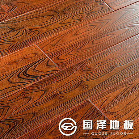 木地板生产厂家，品牌实木地板加盟，国泽实木地板厂家直销图片