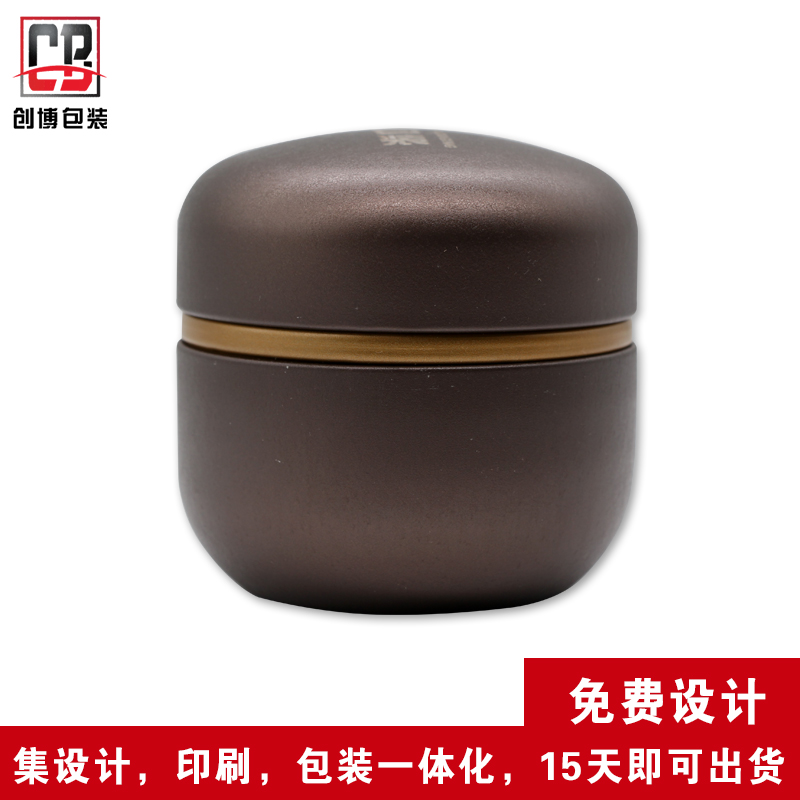 创意日本式茶叶小铁罐包装,通用茶叶马口铁罐生产