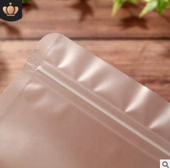食品袋厂家 磨砂透明自立袋自封袋塑料包装袋透明食品自立密封袋子可批发定制