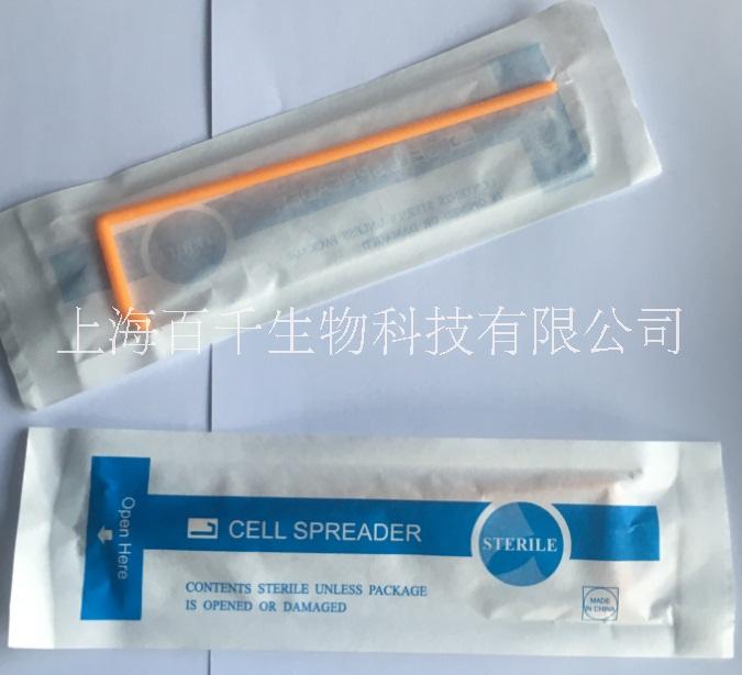上海百千J50262塑料L型涂布棒一次性无菌细胞推刮器涂布棒