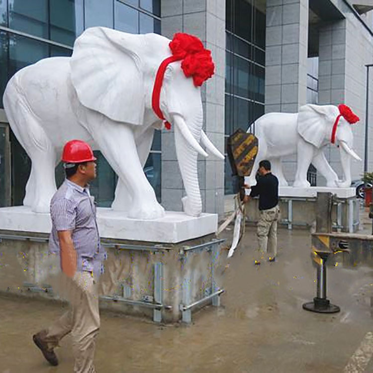 济宁市石雕大象 青石大象厂家
