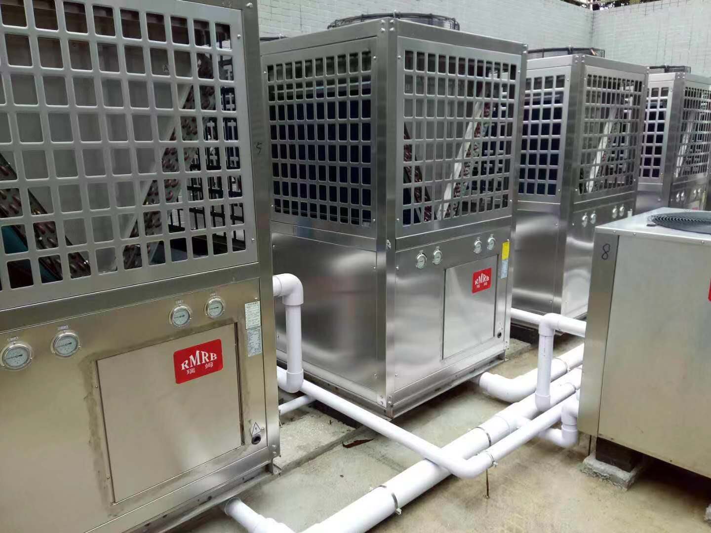 工厂空气能热水工程 工厂空气能热泵热水器安装维修 高温空气能热水器图片