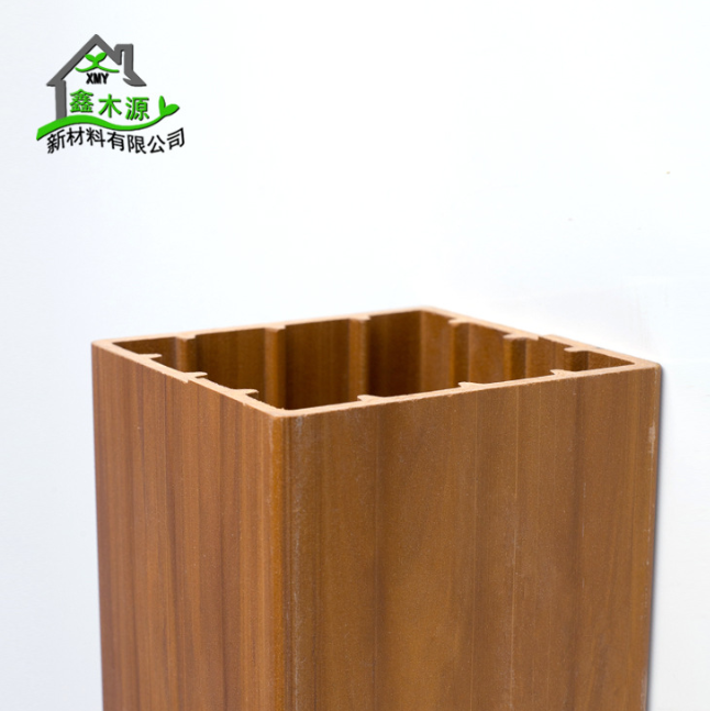 厂家直销生态木方通 室内装修新型装饰材料PVC木塑100*100方木 木塑方木