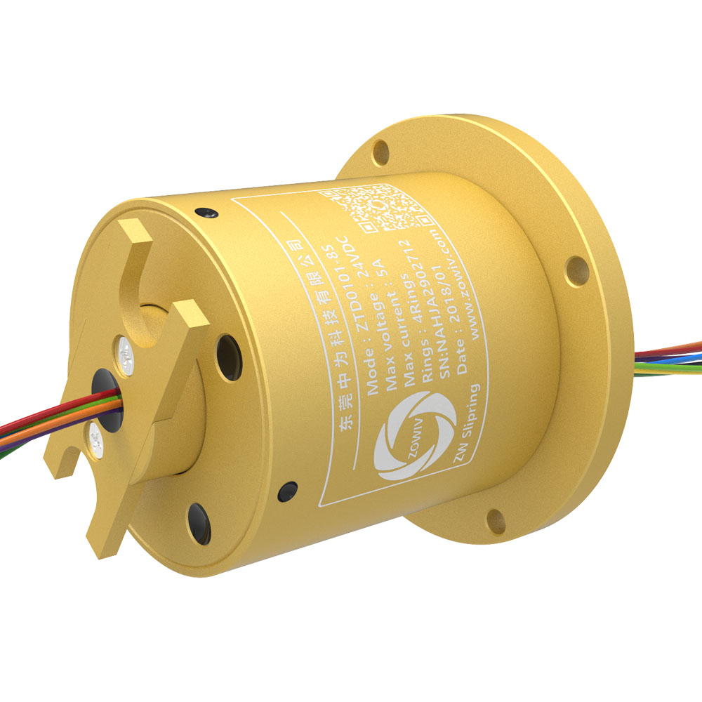供应大量现货标准过孔导电滑环,万向旋转导电接头,360度旋转滑环连接器