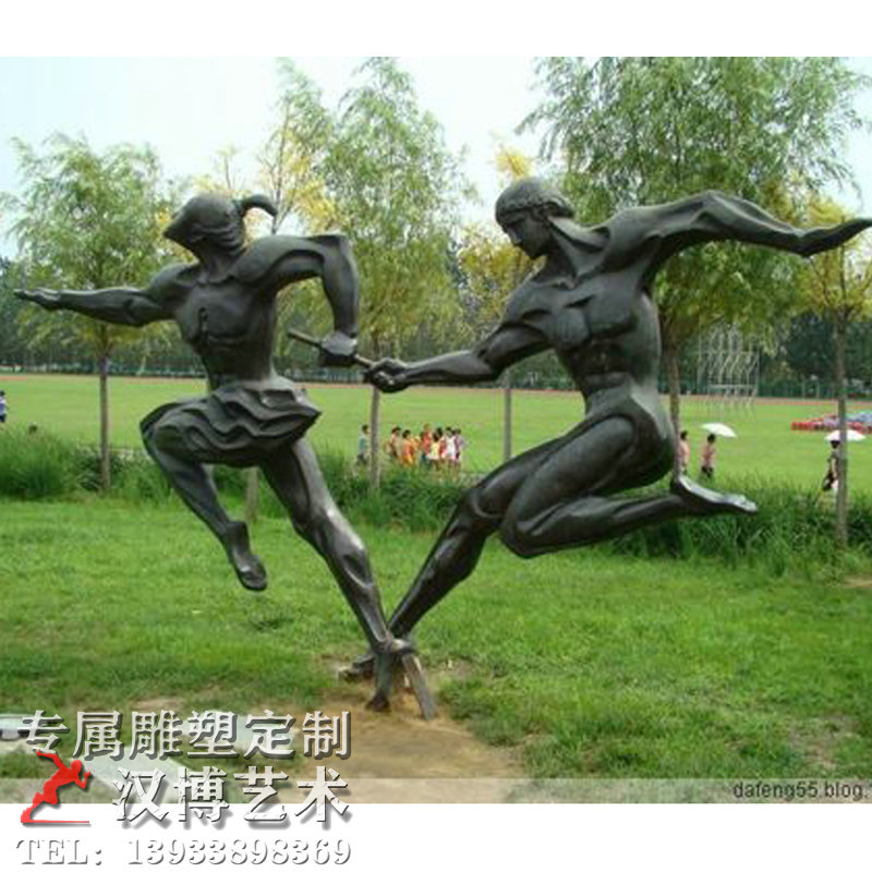 校园运动雕像校园运动雕像,校园人物雕塑,户外园林景观铜雕