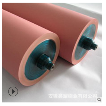 厂家直供覆膜硅胶辊 硅胶辊筒批发 定制各种规格硅胶辊