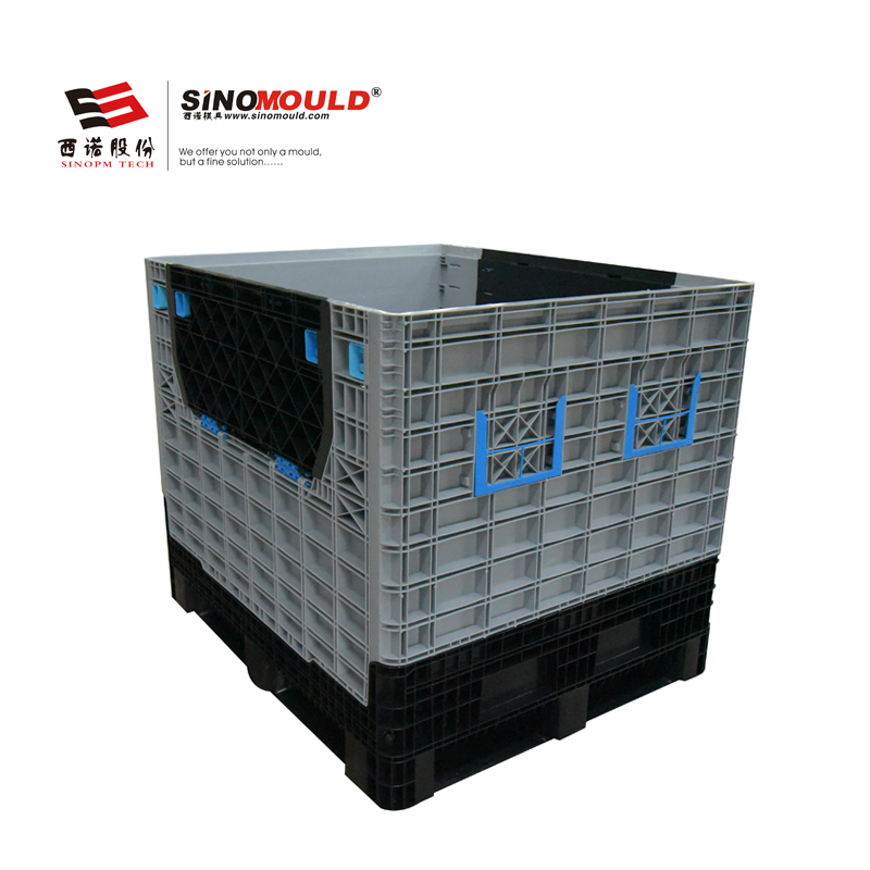 SHG卡板箱D1211 工业卡板箱箱式托盘 加厚可开门 塑料卡板箱