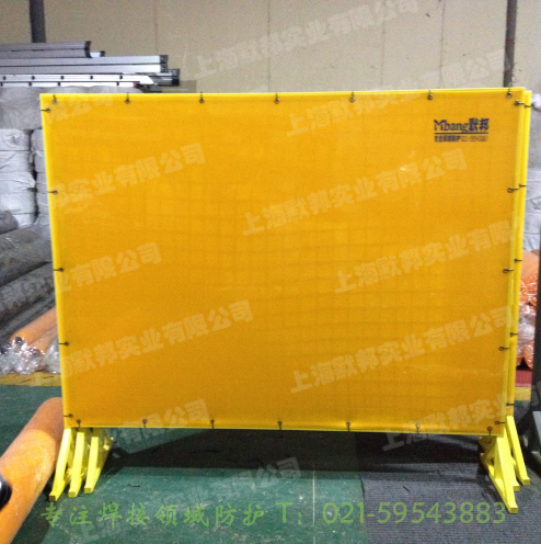 供应电焊隔断防护屏，防弧光PVC板