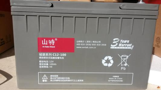 山特蓄电池，C12-18，高温防爆，尺寸，价格表，美国山特12V-18AH蓄电池