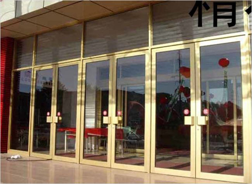 深圳精石专业制作304玻璃大门厂家直供上门安装