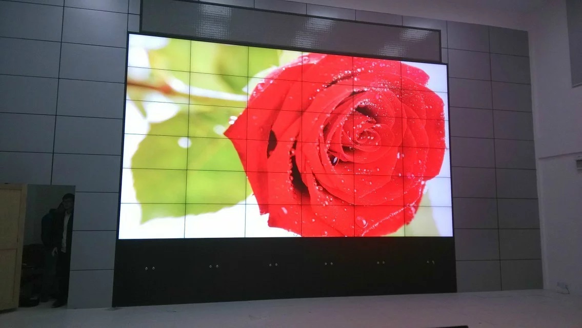 西宁55寸LG3.5mm液晶拼接屏高清LED监控会议室显示器原装三星屏全国上门安装深圳市科盛展示设备有限公司